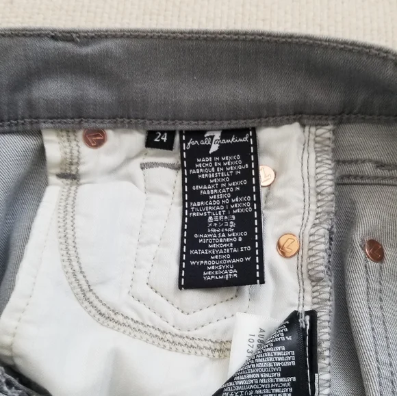 NWOT 7 for All Mankind Ankle Skinny Jeans - Picture 7 of 8